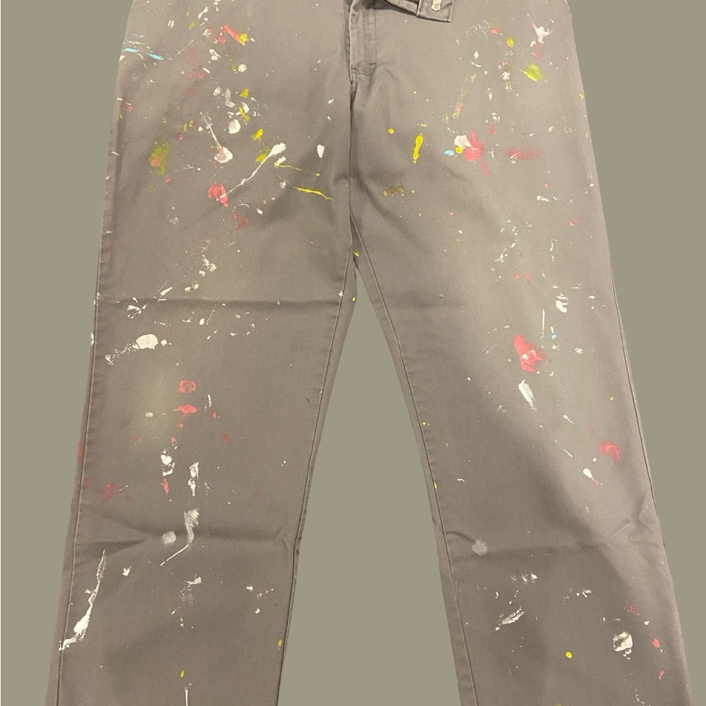 Vintage carpenter Paint Splatter Pants